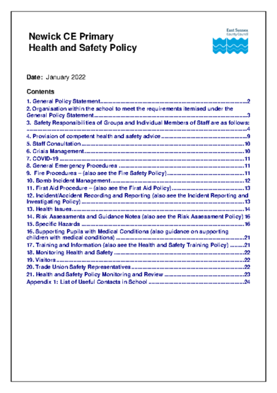 Health & Safety Policy