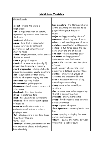 Helpful Music Vocabulary_pdf