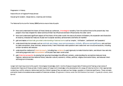 Progression in History