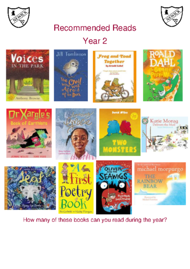 Recommended Reads Year 2